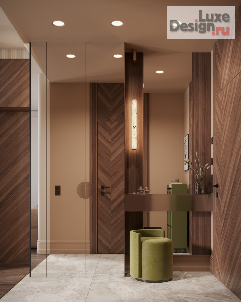 Дизайн интерьера двухкомнатной квартиры "ЖК Sky View" (фото 4)