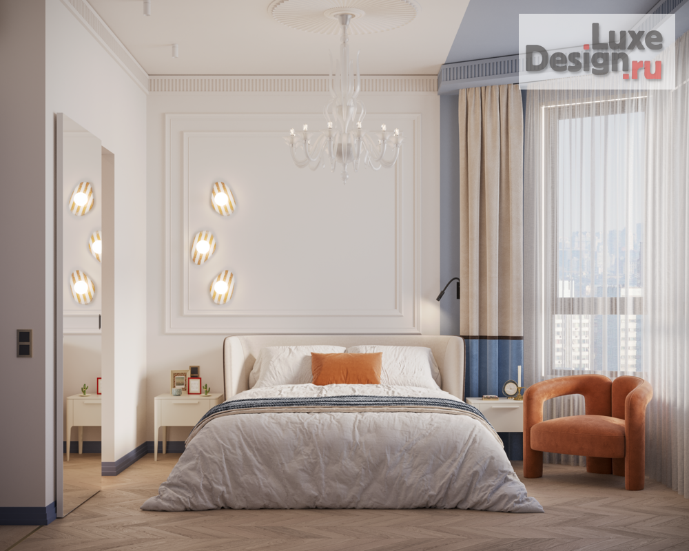 Дизайн интерьера двухкомнатной квартиры "ЖК Архитектор" (фото 5)