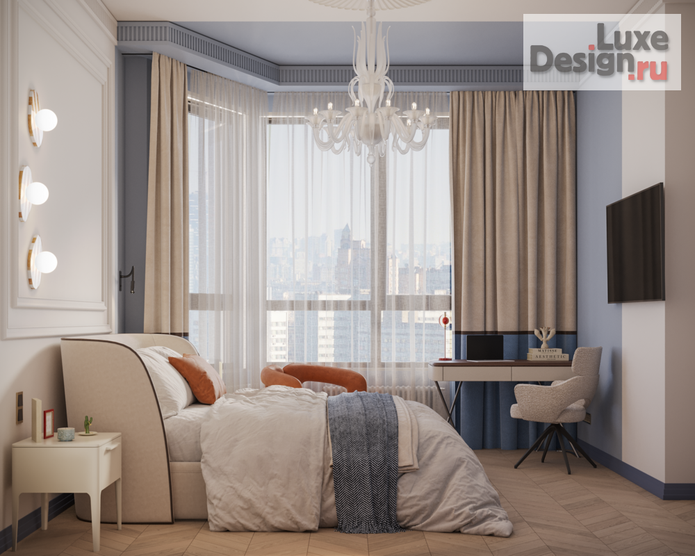 Дизайн интерьера двухкомнатной квартиры "ЖК Архитектор" (фото 8)