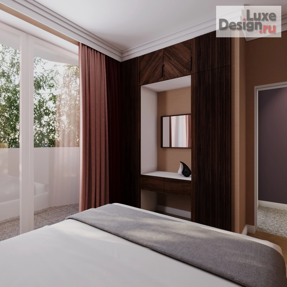 Дизайн интерьера однокомнатной квартиры "Blue mood" (фото 17)