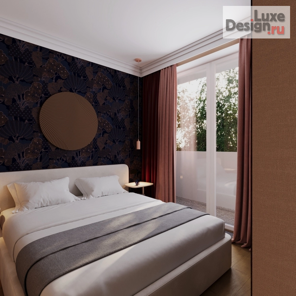 Дизайн интерьера однокомнатной квартиры "Blue mood" (фото 18)