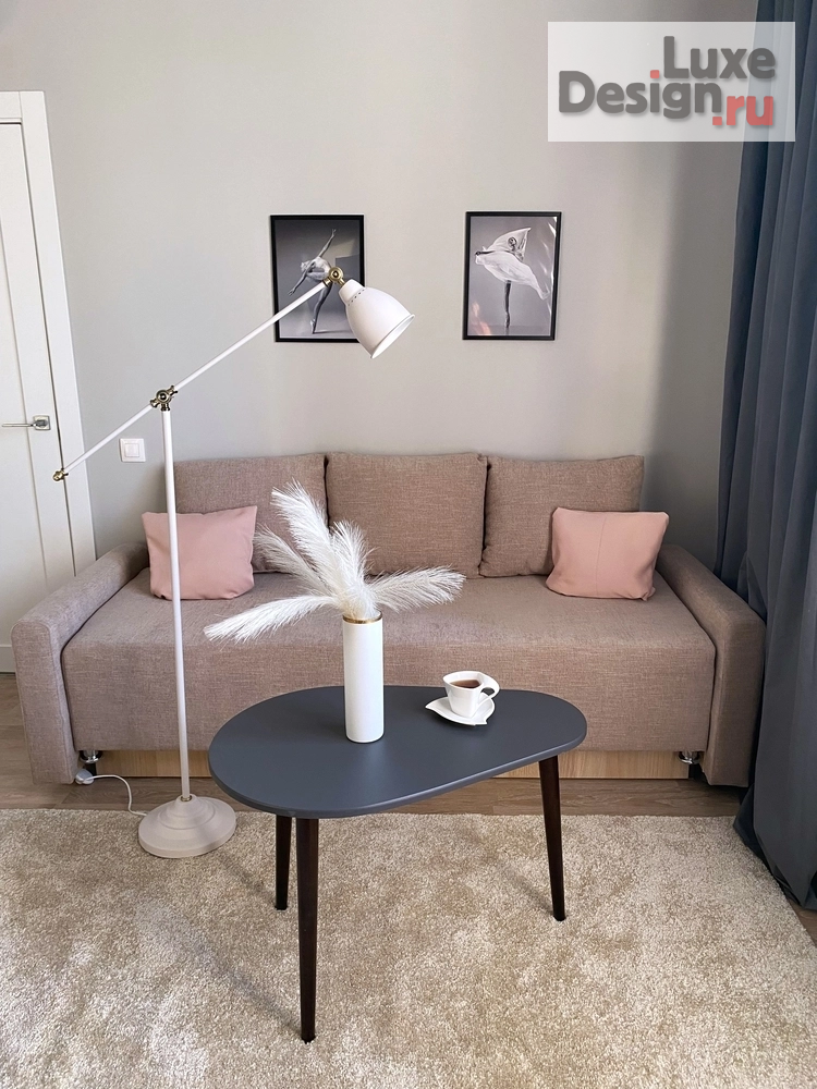 Дизайн интерьера однокомнатной квартиры "Хоумстейджинг квартиры в посуточную аренду" (фото 5)