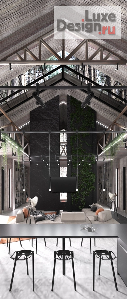 Дизайн интерьера загородного дома "_KURYATNIK" (фото 3)