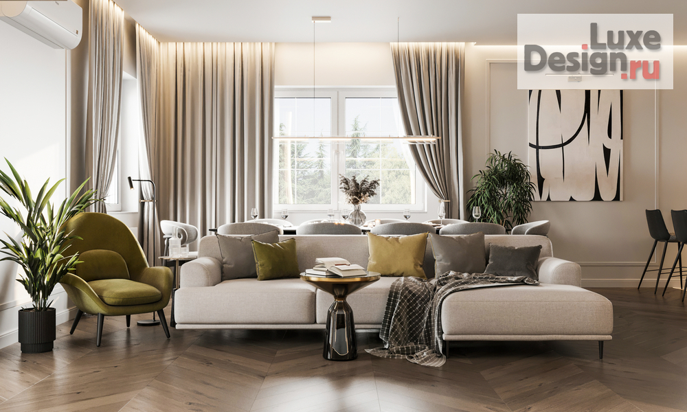 Дизайн интерьера частного дома "Дом 220 м2 в г. Коломна" (фото 1)