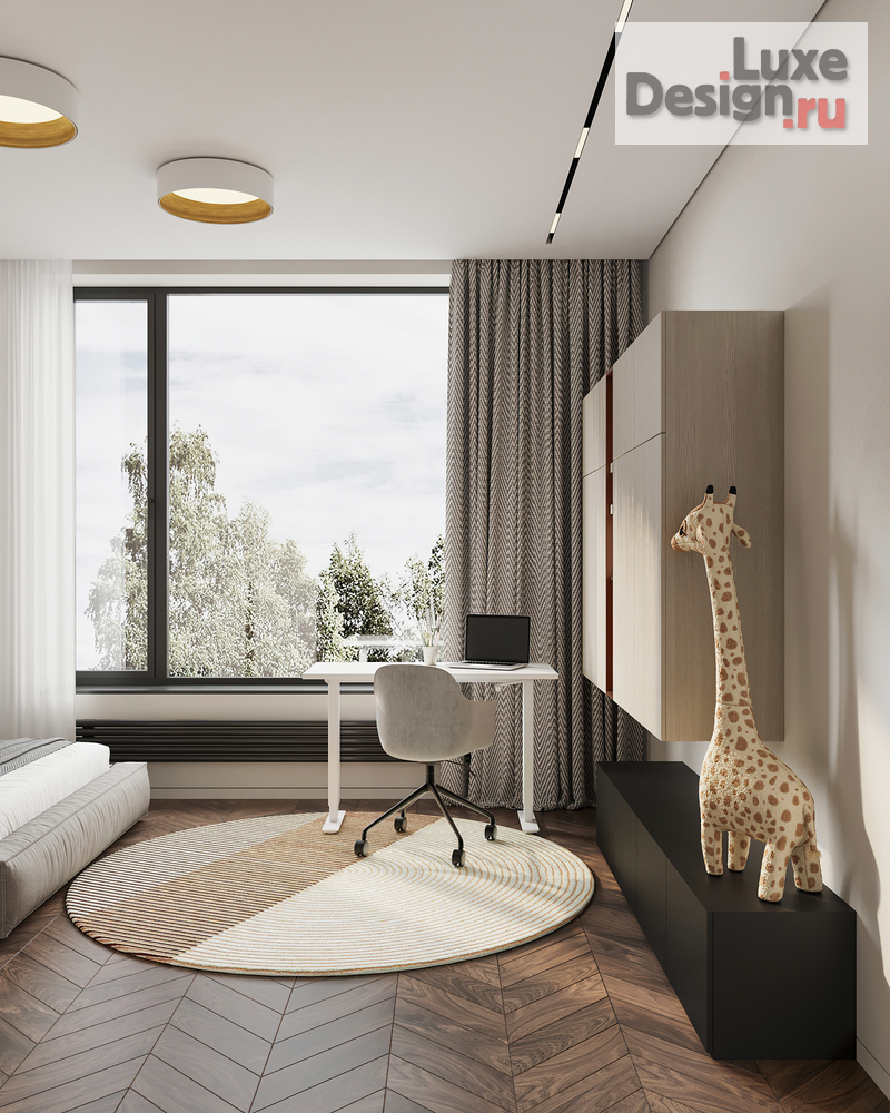 Дизайн интерьера коттеджа "Дом 330 м2 в КП Хюгге" (фото 68)