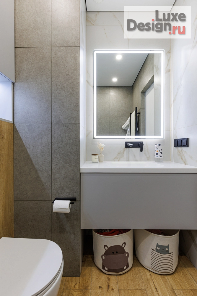 Дизайн интерьера трехкомнатной квартиры "Проект в ЖК Шом" (фото 69)