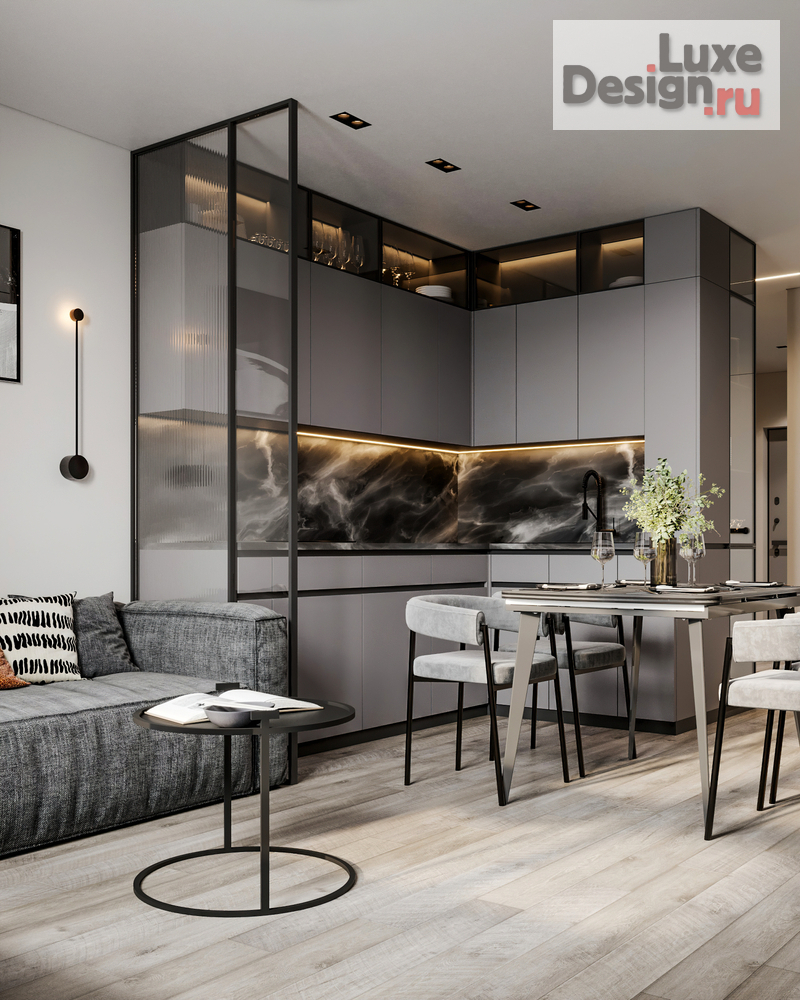 Дизайн интерьера трехкомнатной квартиры "Квартира 85 м2 в ЖК Аквилон Митино" (фото 5)