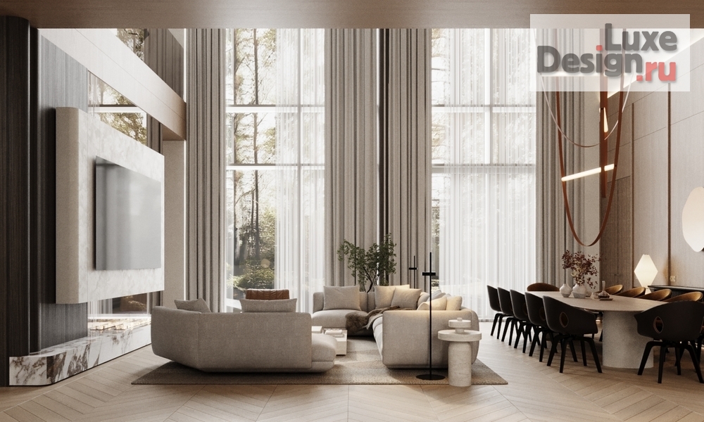 Дизайн интерьера частного дома "Дом 1000 м2 в поселке Никольская Слобода" (фото 10)