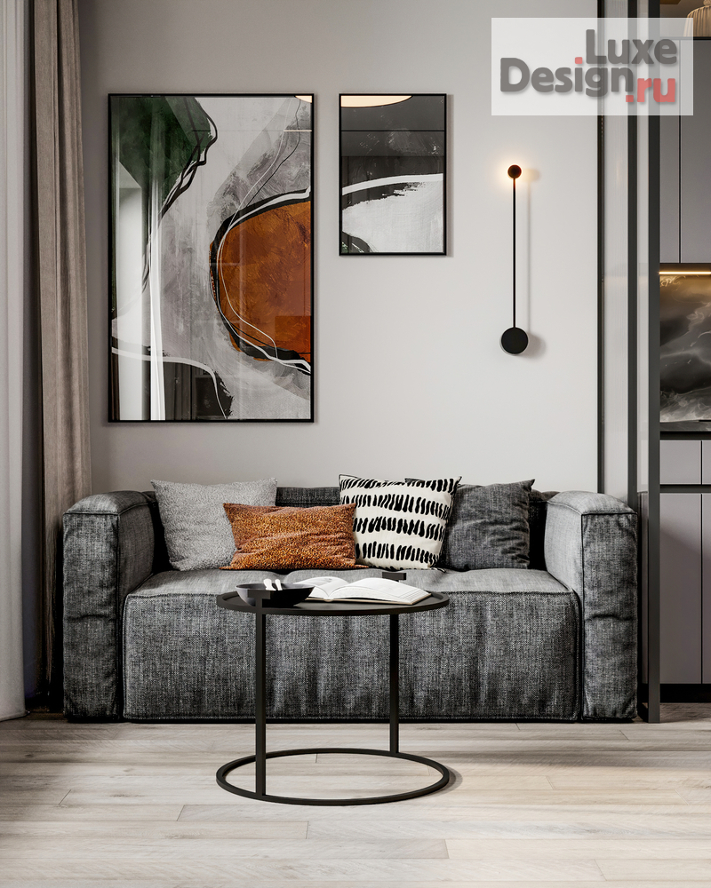 Дизайн интерьера трехкомнатной квартиры "Квартира 85 м2 в ЖК Аквилон Митино" (фото 8)