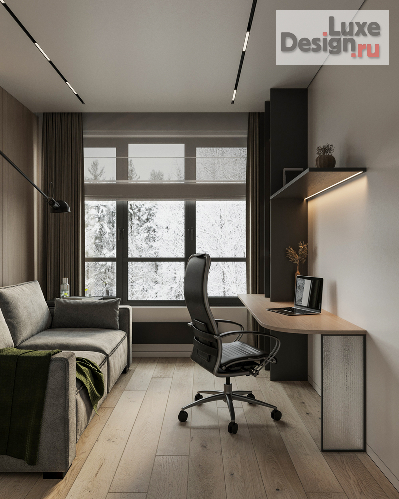 Дизайн интерьера трехкомнатной квартиры "Квартира 71 м2 в ЖК Датский квартал" (фото 35)