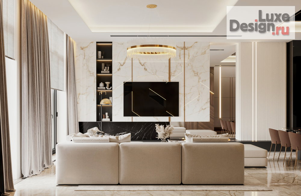 Дизайн интерьера таунхауса "Таунхаус 300 в КП Парк Фонте" (фото 4)