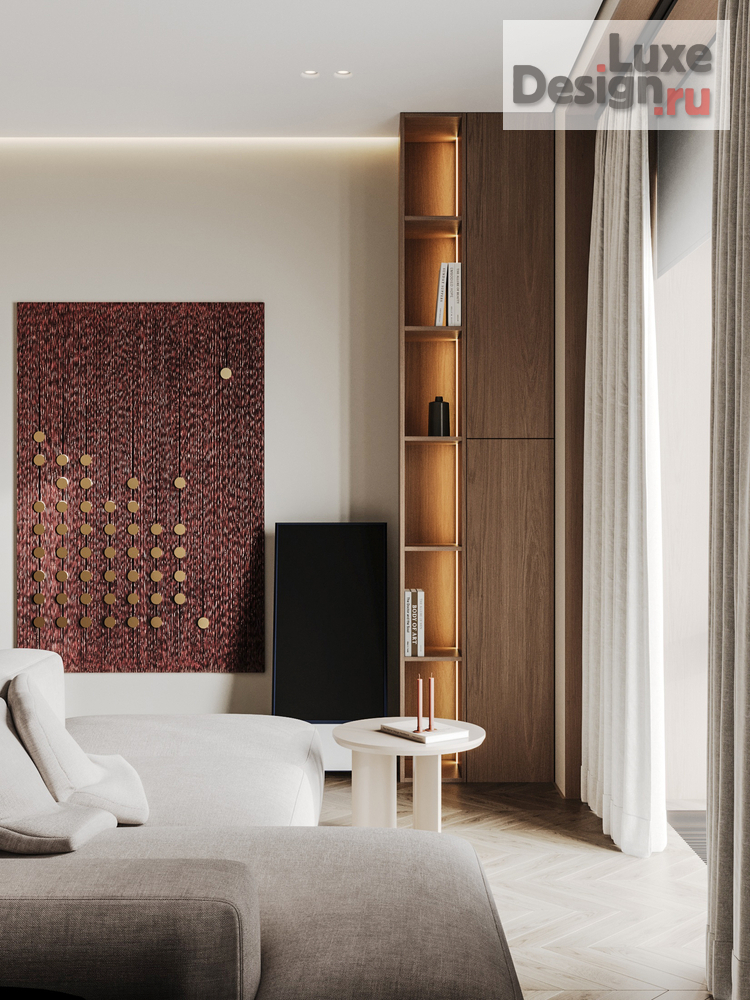 Дизайн интерьера двухкомнатной квартиры "квартира 55 м2 в ЖК Hide" (фото 11)