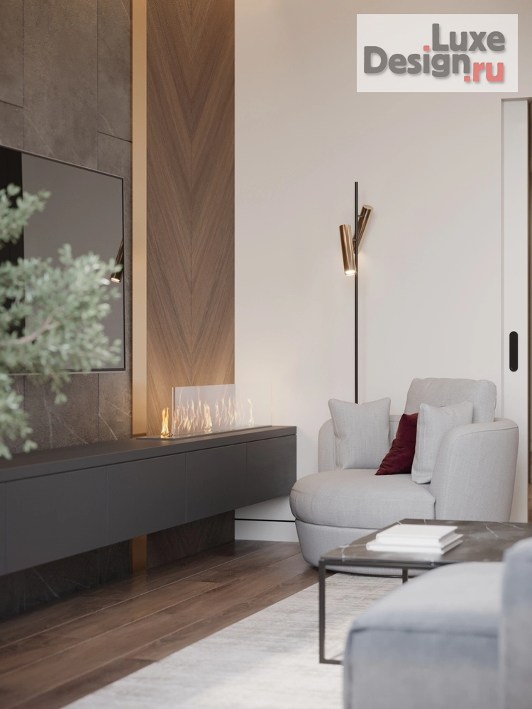 Дизайн интерьера трехкомнатной квартиры "Проект в ЖК Шом" (фото 8)