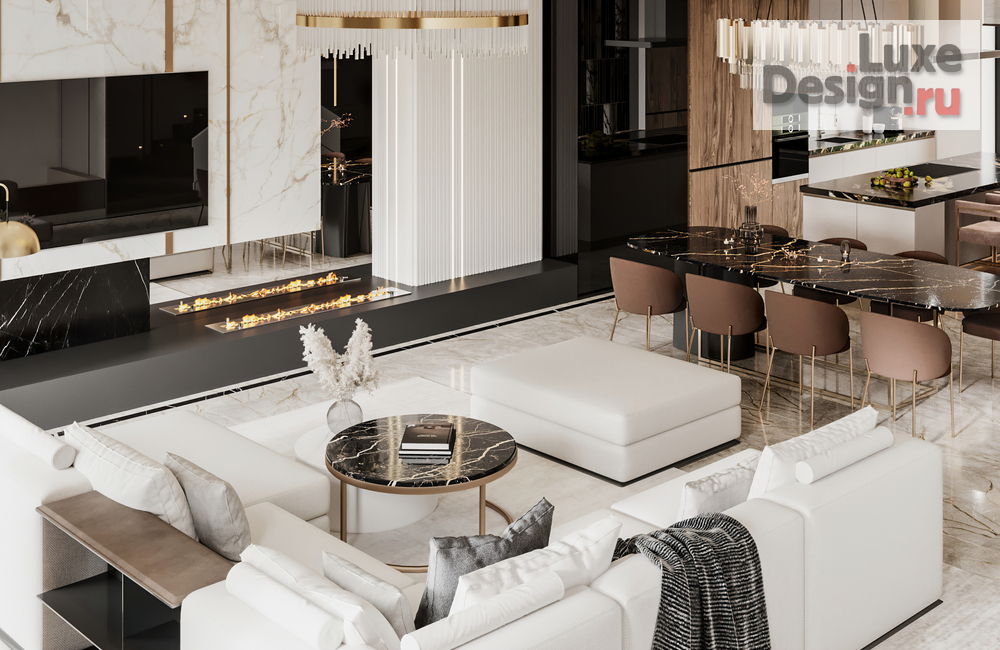 Дизайн интерьера таунхауса "Таунхаус 300 в КП Парк Фонте" (фото 9)