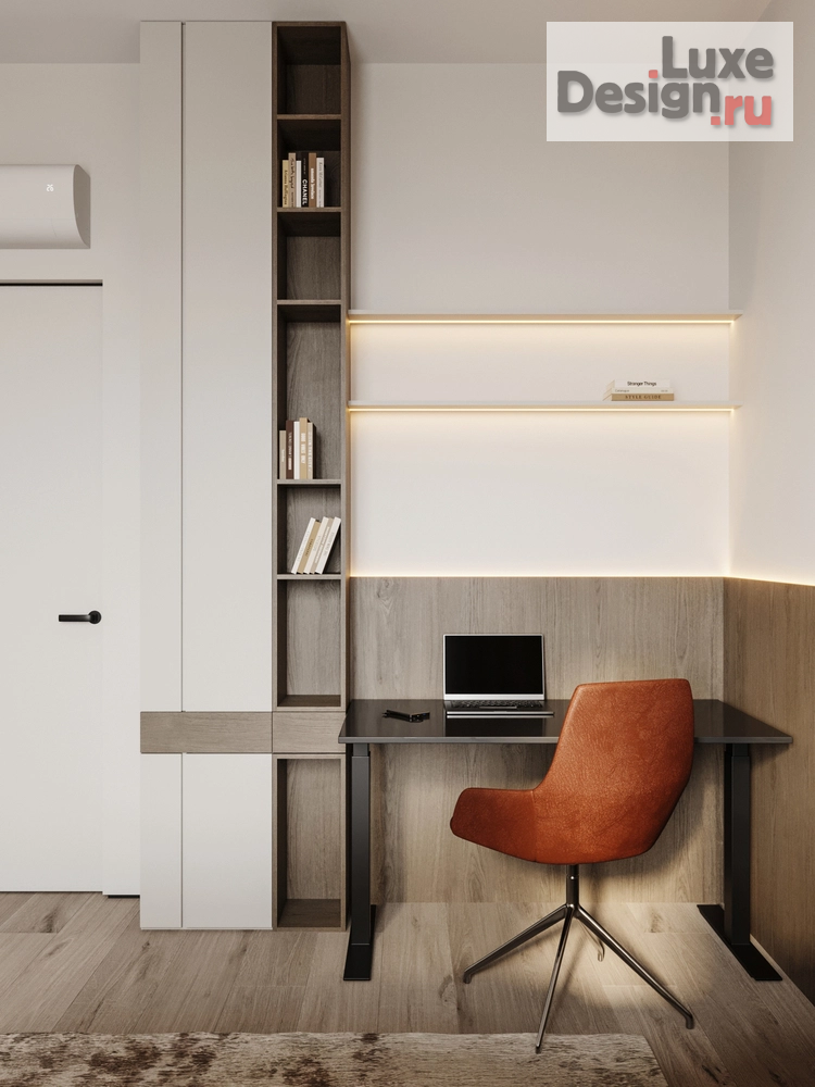 Дизайн интерьера трехкомнатной квартиры "Квартира 83 м2 в ЖК Mypriority Dubrovka" (фото 19)