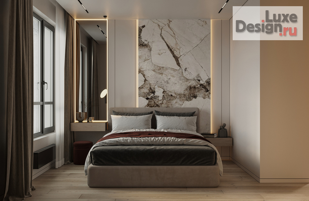 Дизайн интерьера трехкомнатной квартиры "Квартира 71 м2 в ЖК Датский квартал" (фото 17)