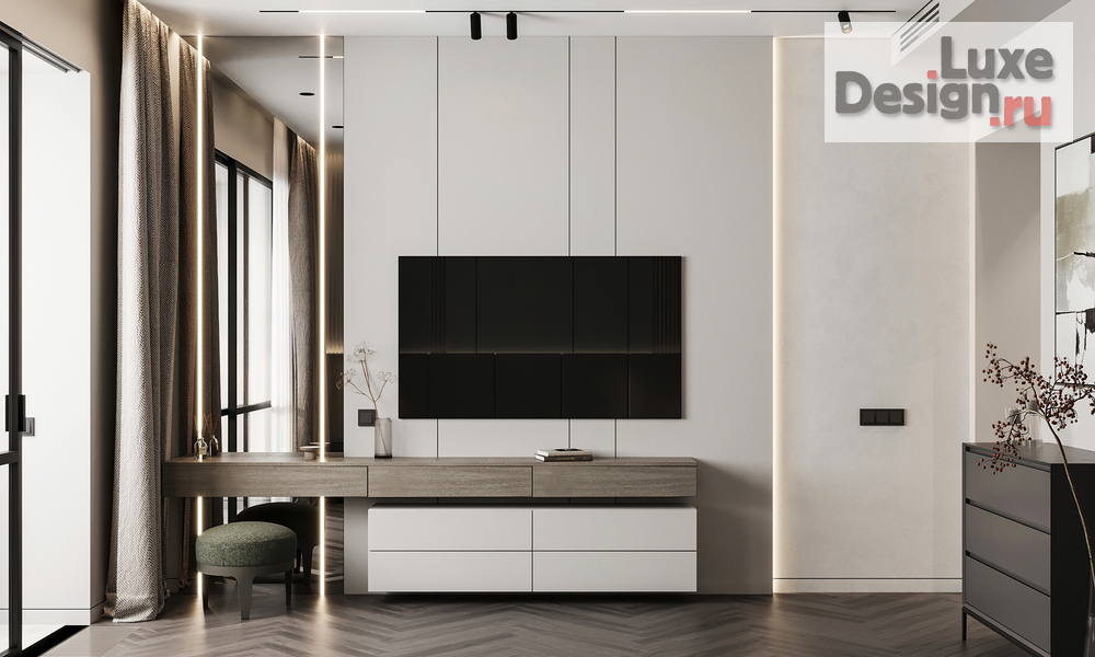 Дизайн интерьера четырехкомнатной квартиры "Квартира 150 м2 на ул. Новочеремушкинская" (фото 28)