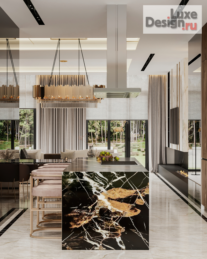 Дизайн интерьера таунхауса "Таунхаус 300 в КП Парк Фонте" (фото 13)