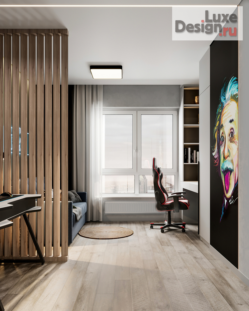 Дизайн интерьера трехкомнатной квартиры "Квартира 85 м2 в ЖК Аквилон Митино" (фото 44)