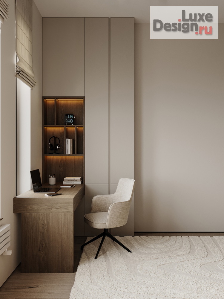 Дизайн интерьера трехкомнатной квартиры "Квартира 83 м2 в ЖК Mypriority Dubrovka" (фото 22)