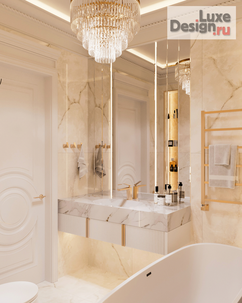 Дизайн интерьера трехкомнатной квартиры "Квартира в ЖК Крылья" (фото 27)