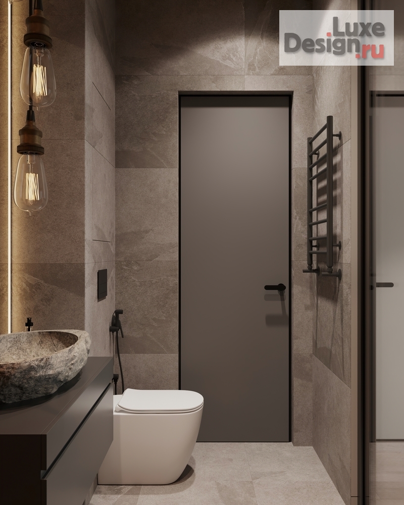 Дизайн интерьера трехкомнатной квартиры "Квартира 70 м2 в ЖК Wellton Towers" (фото 29)