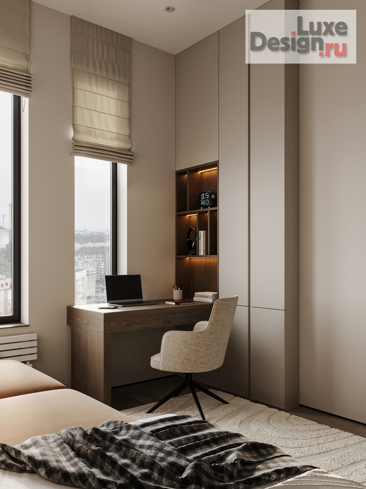 Дизайн интерьера трехкомнатной квартиры "Квартира 83 м2 в ЖК Mypriority Dubrovka" (фото 23)