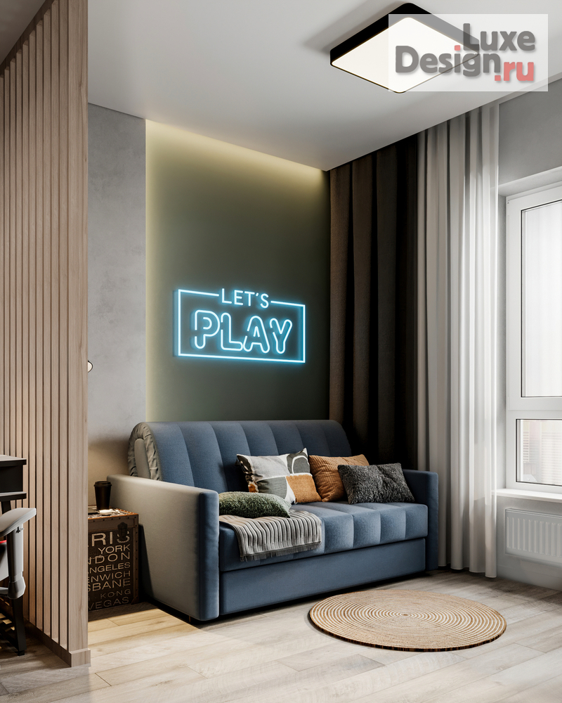 Дизайн интерьера трехкомнатной квартиры "Квартира 85 м2 в ЖК Аквилон Митино" (фото 45)