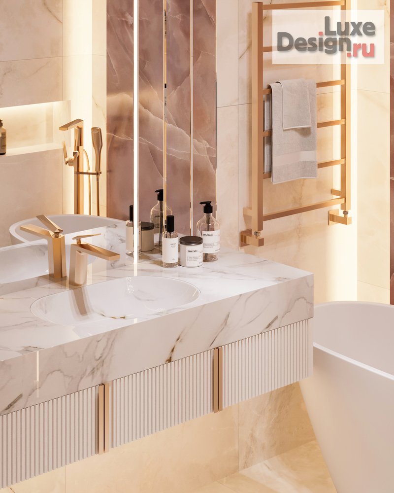 Дизайн интерьера трехкомнатной квартиры "Квартира в ЖК Крылья" (фото 28)