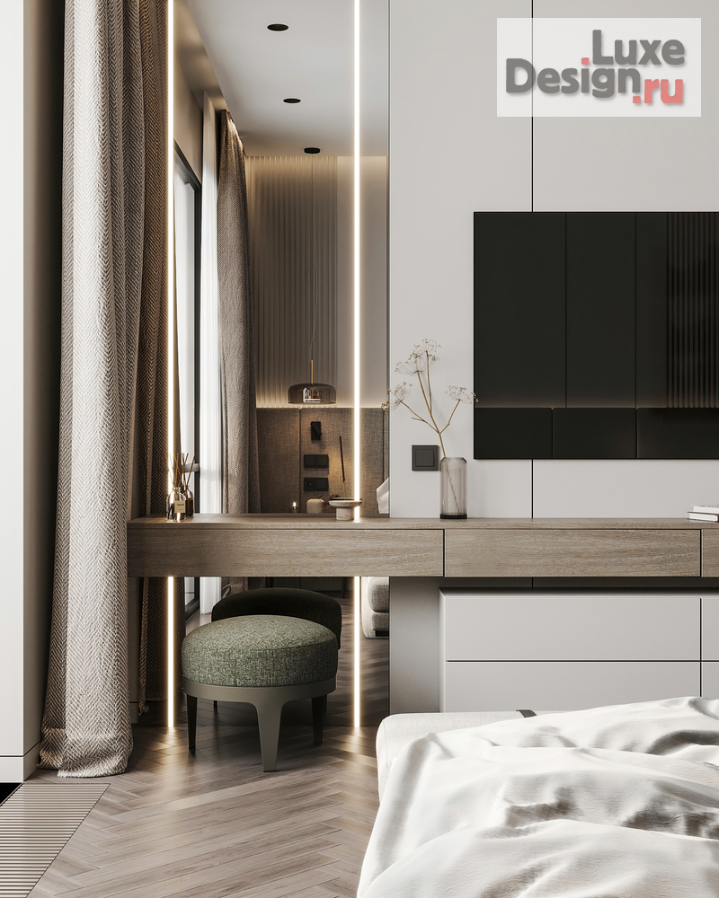 Дизайн интерьера четырехкомнатной квартиры "Квартира 150 м2 на ул. Новочеремушкинская" (фото 34)