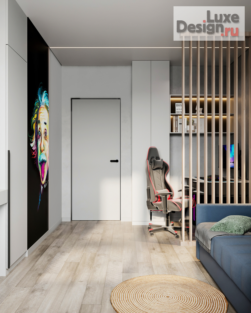 Дизайн интерьера трехкомнатной квартиры "Квартира 85 м2 в ЖК Аквилон Митино" (фото 49)