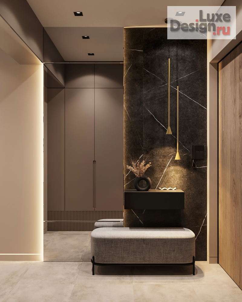 Дизайн интерьера трехкомнатной квартиры "Квартира 70 м2 в ЖК Wellton Towers" (фото 11)