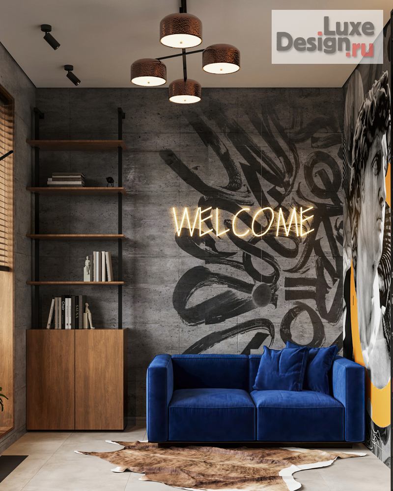 Дизайн интерьера трехкомнатной квартиры "Квартира 70 м2 в ЖК Wellton Towers" (фото 33)