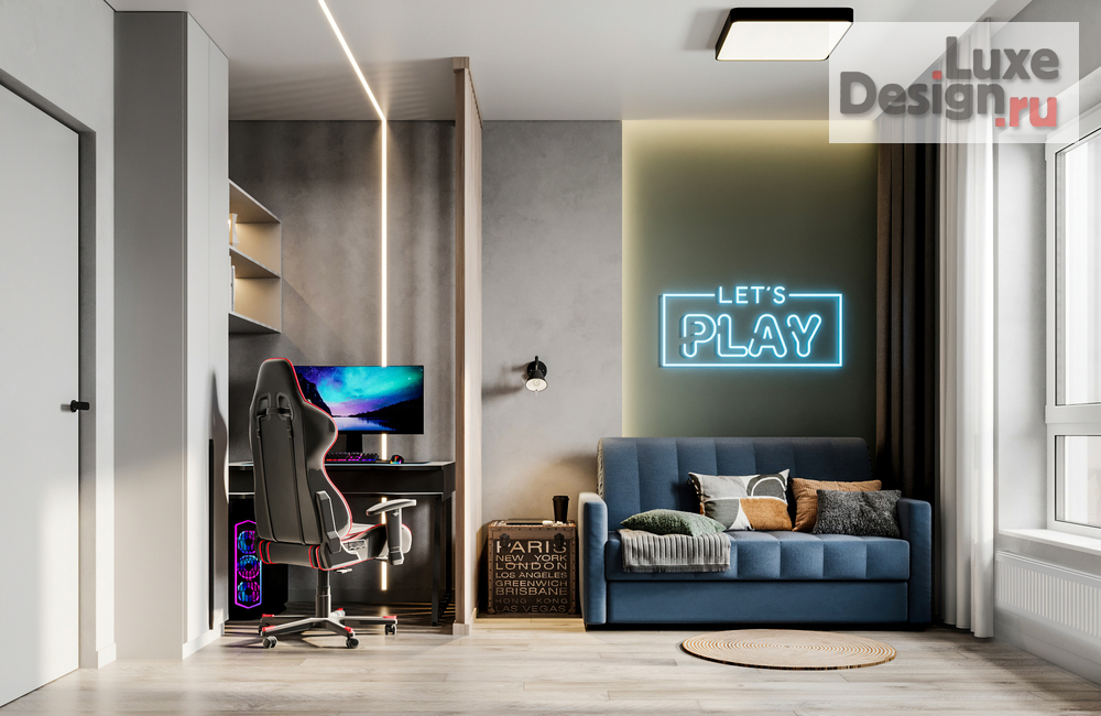 Дизайн интерьера трехкомнатной квартиры "Квартира 85 м2 в ЖК Аквилон Митино" (фото 43)