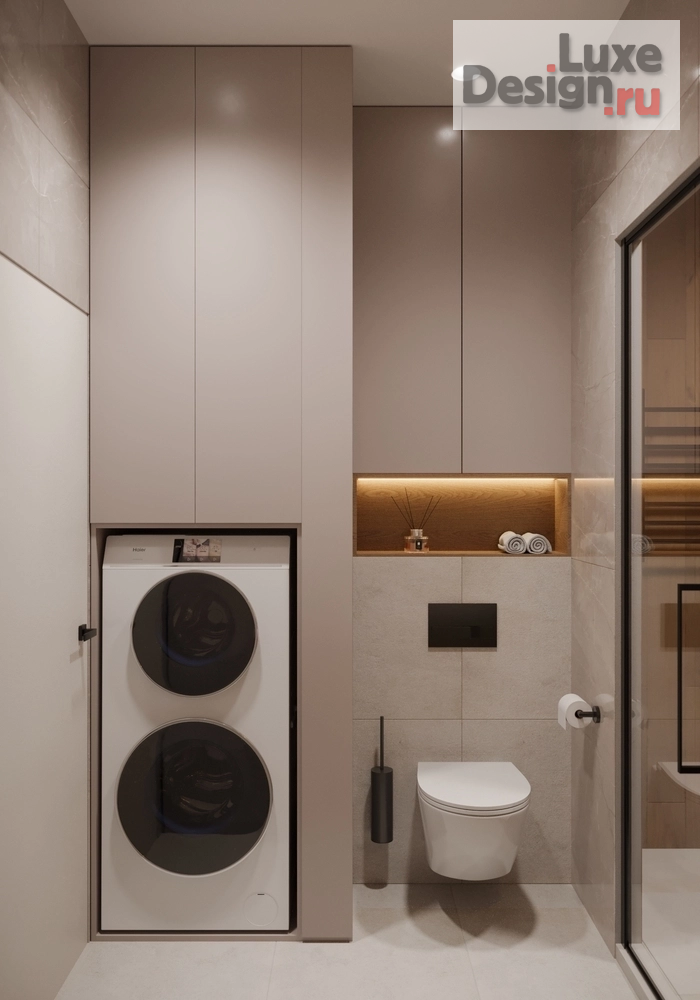 Дизайн интерьера трехкомнатной квартиры "Проект в ЖК Шом" (фото 25)