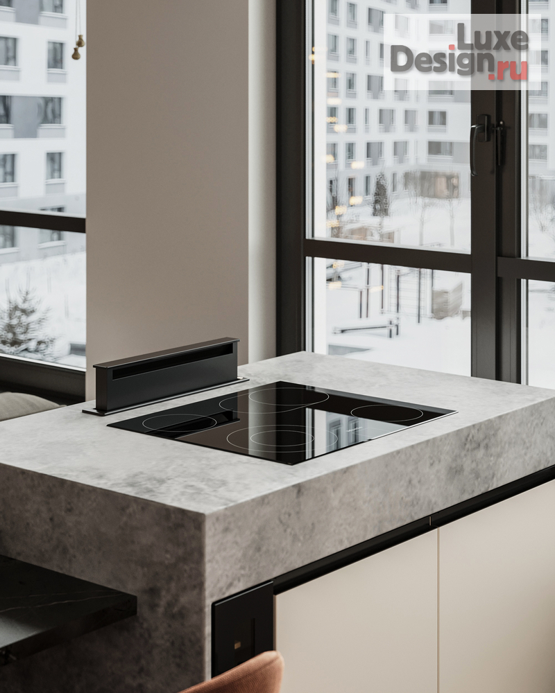 Дизайн интерьера трехкомнатной квартиры "Квартира 71 м2 в ЖК Датский квартал" (фото 4)