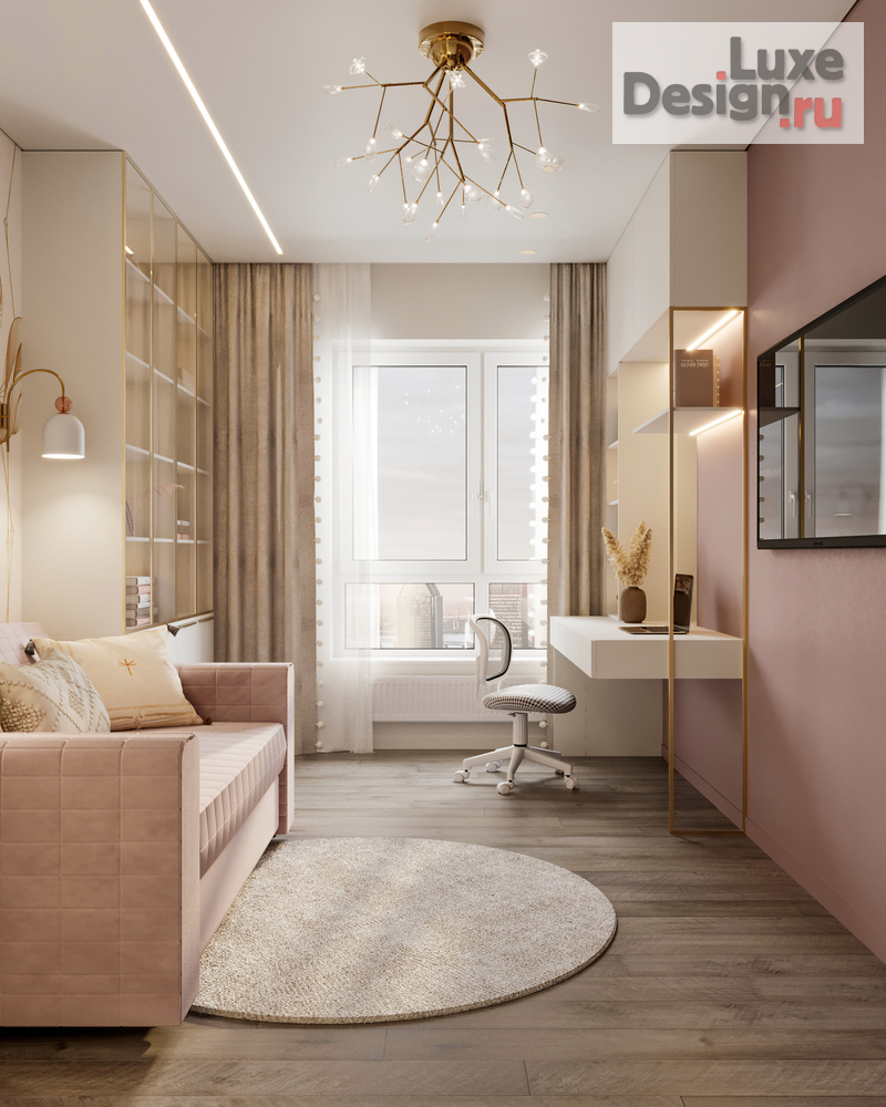 Дизайн интерьера трехкомнатной квартиры "Квартира 85 м2 в ЖК Аквилон Митино" (фото 41)