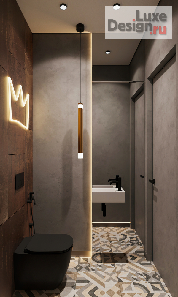 Дизайн интерьера трехкомнатной квартиры "Квартира 70 м2 в ЖК Wellton Towers" (фото 37)