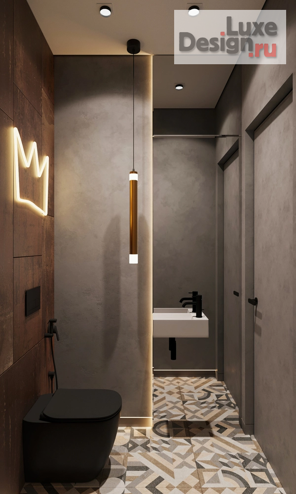Дизайн интерьера трехкомнатной квартиры "Квартира 70 м2 в ЖК Wellton Towers" (фото 37)