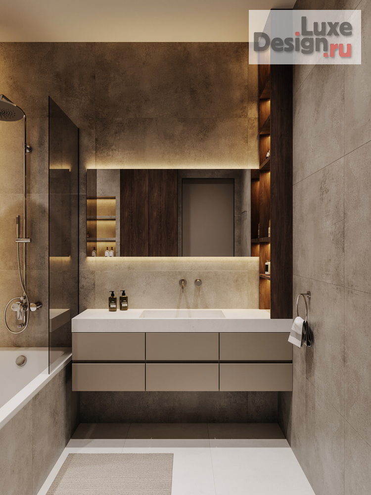 Дизайн интерьера трехкомнатной квартиры "Квартира 83 м2 в ЖК Mypriority Dubrovka" (фото 15)