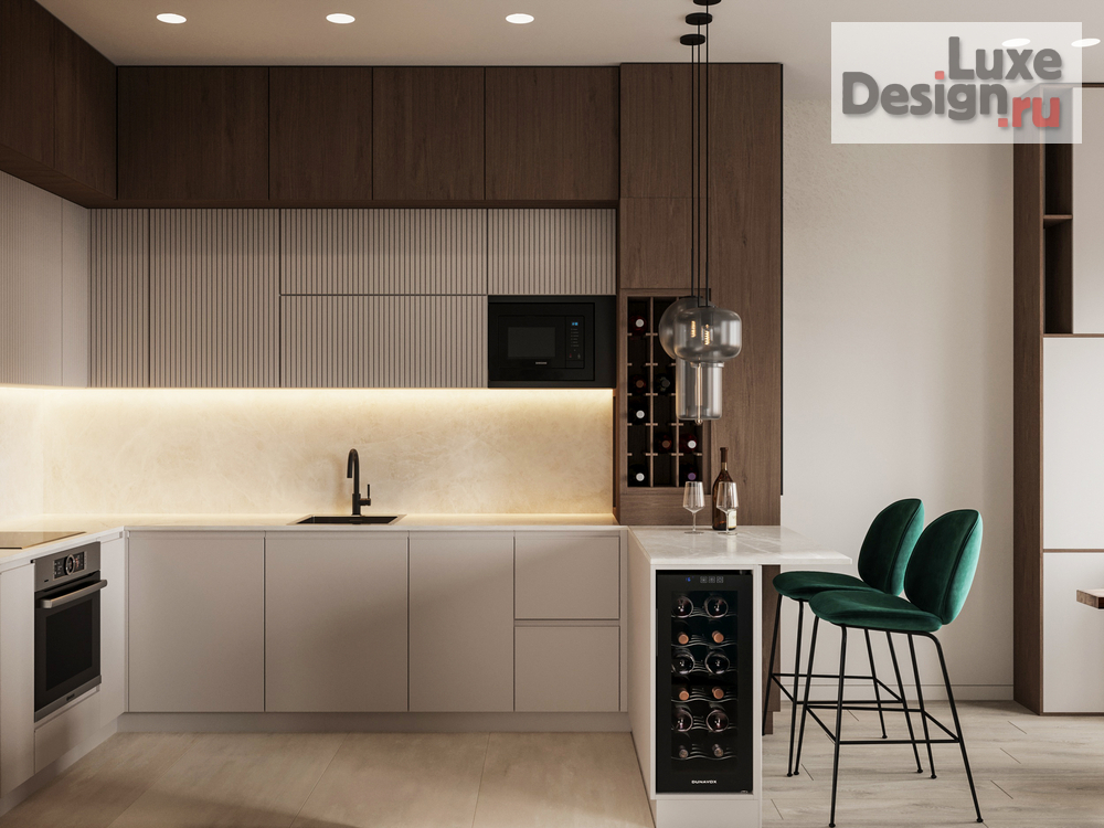 Дизайн интерьера двухкомнатной квартиры "ЖК Shome. Квартира для молодой семьи " (фото 8)