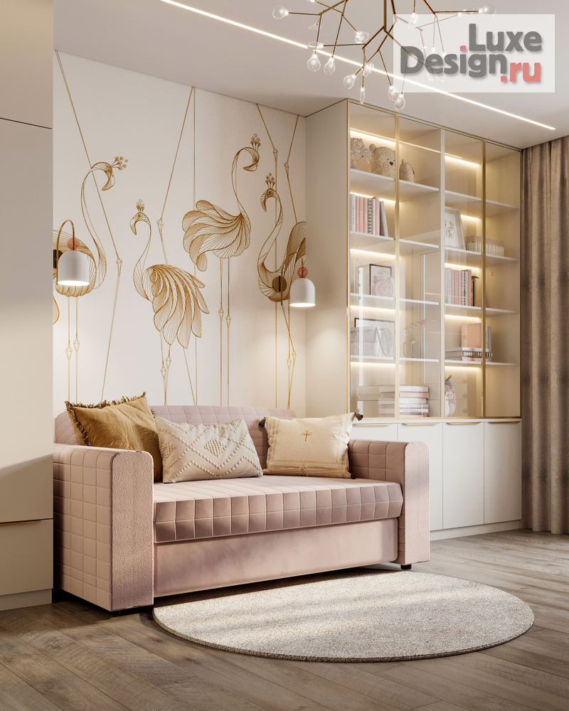 Дизайн интерьера трехкомнатной квартиры "Квартира 85 м2 в ЖК Аквилон Митино" (фото 36)