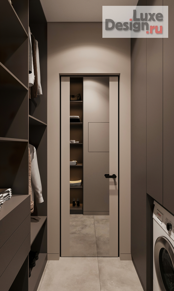 Дизайн интерьера трехкомнатной квартиры "Квартира 70 м2 в ЖК Wellton Towers" (фото 39)