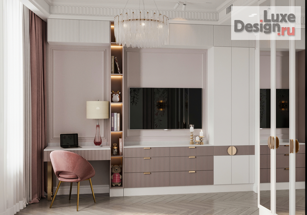 Дизайн интерьера трехкомнатной квартиры "Квартира в ЖК Крылья" (фото 51)