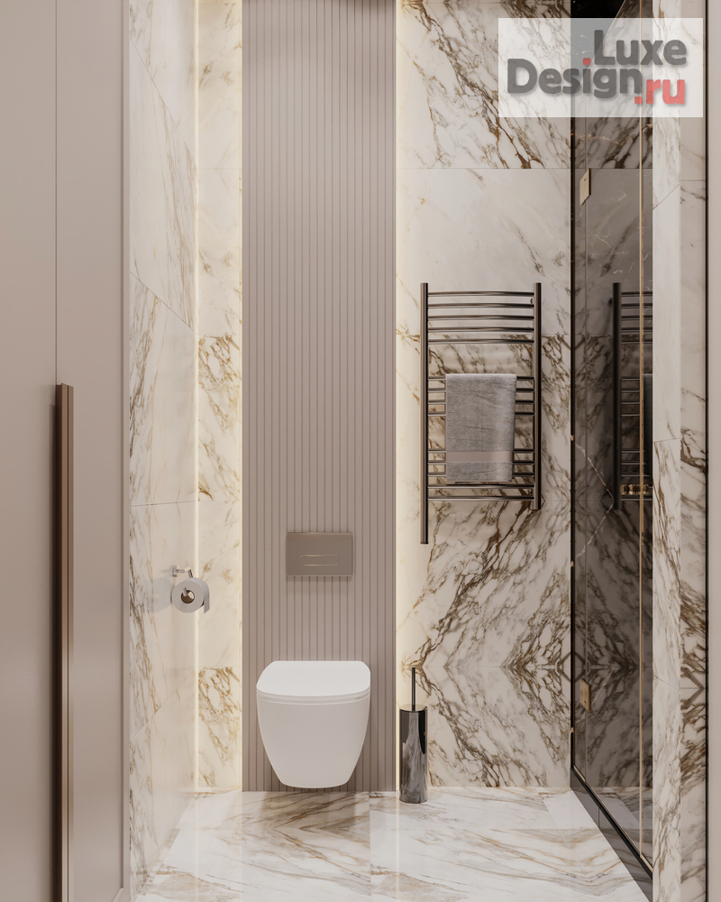 Дизайн интерьера таунхауса "Таунхаус 300 в КП Парк Фонте" (фото 50)