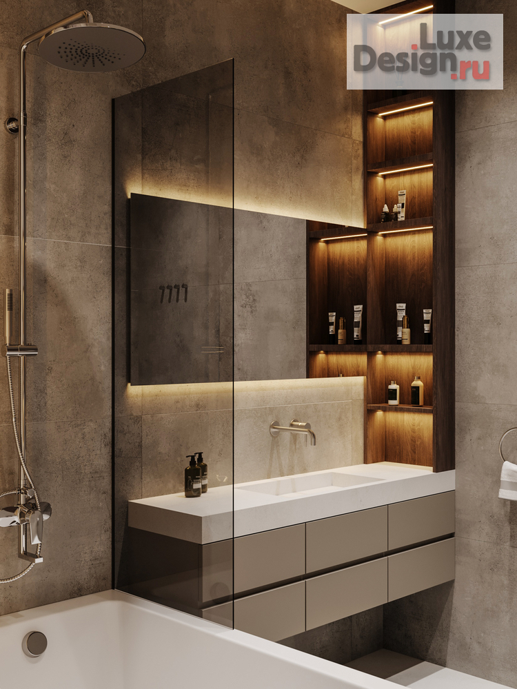 Дизайн интерьера трехкомнатной квартиры "Квартира 83 м2 в ЖК Mypriority Dubrovka" (фото 17)