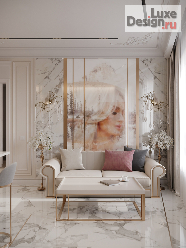 Дизайн интерьера трехкомнатной квартиры "Квартира в ЖК Крылья" (фото 8)