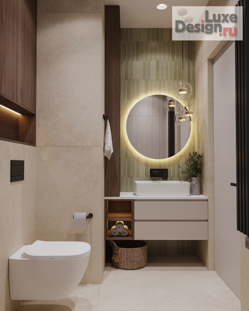 Дизайн интерьера двухкомнатной квартиры "ЖК Shome. Квартира для молодой семьи " (фото 13)