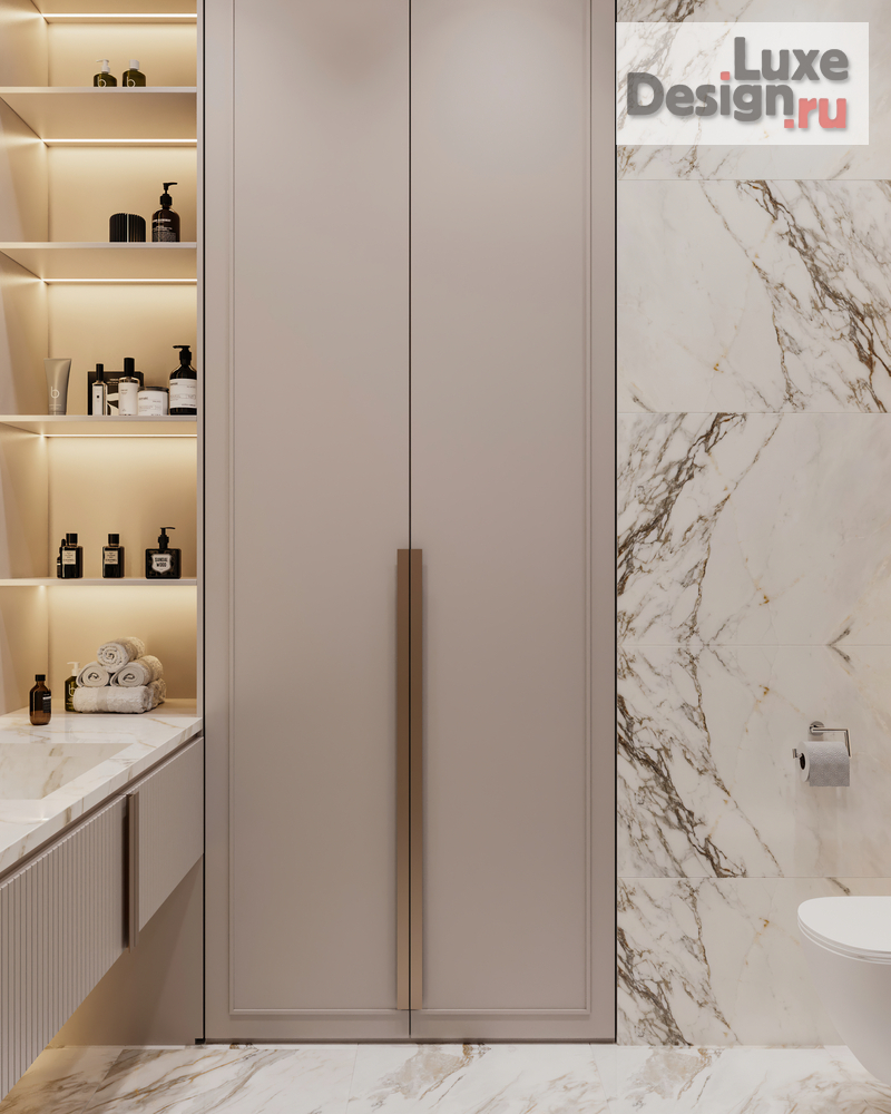 Дизайн интерьера таунхауса "Таунхаус 300 в КП Парк Фонте" (фото 51)