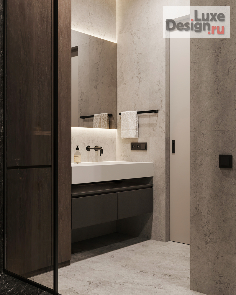 Дизайн интерьера четырехкомнатной квартиры "Квартира 150 м2 на ул. Новочеремушкинская" (фото 47)